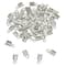 10mm Rhodium Crimps with Loop by Bead Landing™